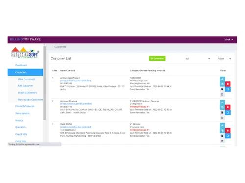 alpinesoft-billing customers