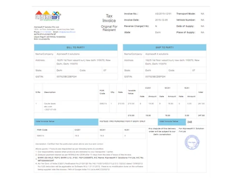 alpinesoft billing invoices