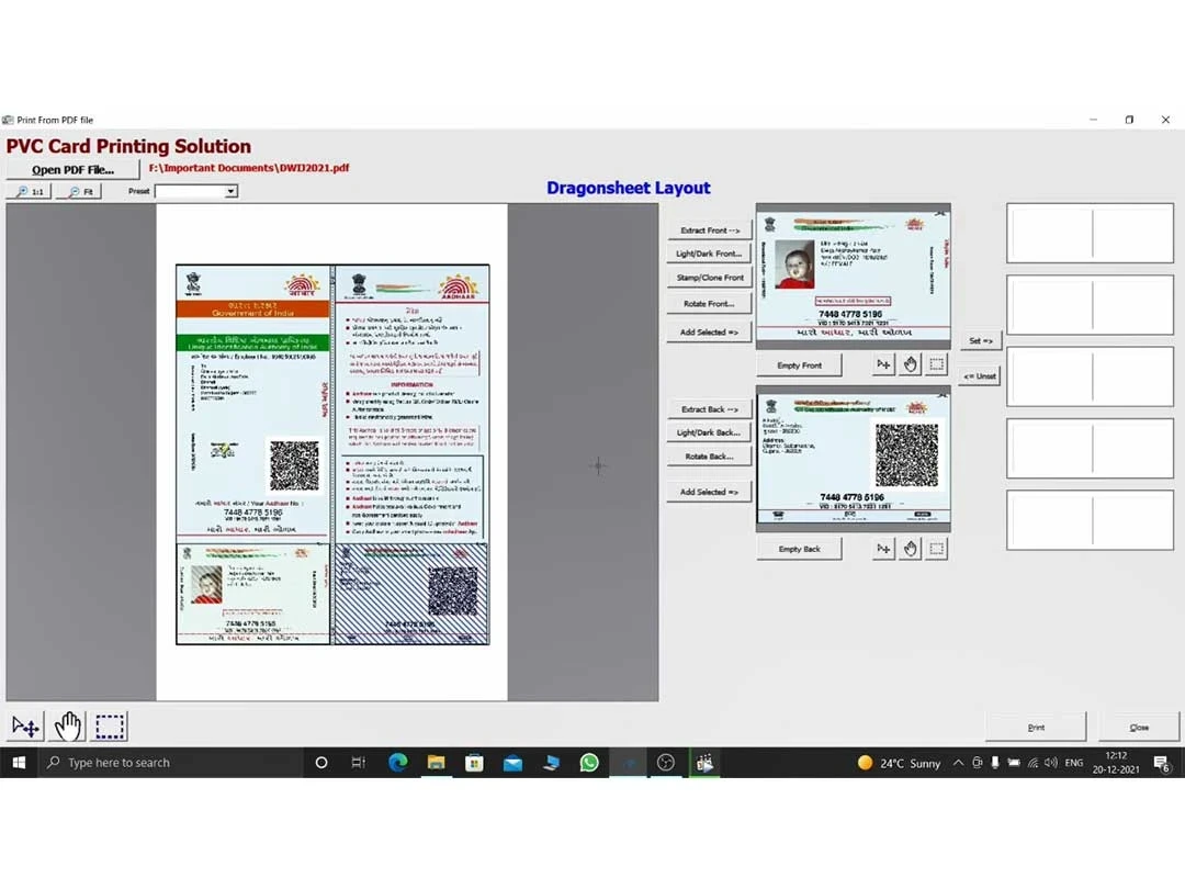 CB PVC Card Printing Software, Free Demo Available, Desktop, 55 OFF