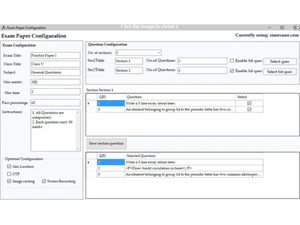Anandsoft LAAS-Exam paper configuration