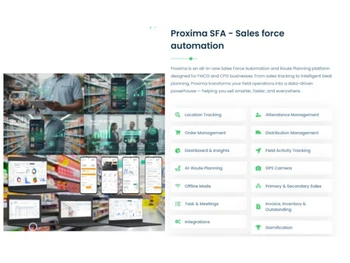 Proxima SFA - Sales force automation