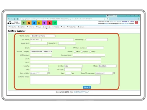 opticalcrm sales