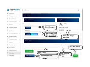 neev soft gst software-dashboard