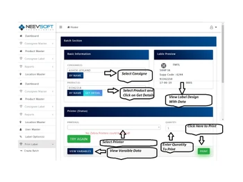 neev soft gst software-dashboard