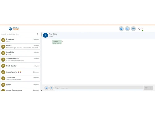 grow aasaan contact management