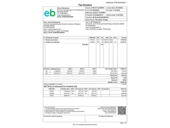 ezybill invoices