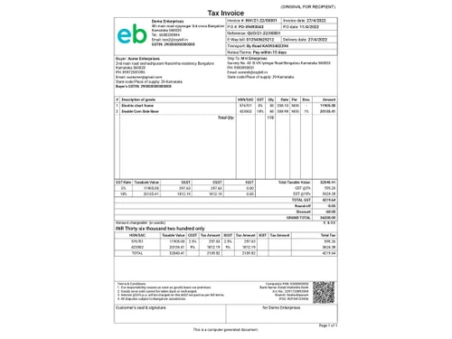 ezybill invoices