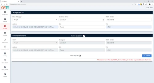 catsbill buyer2customer