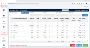 catsbill sales invoices