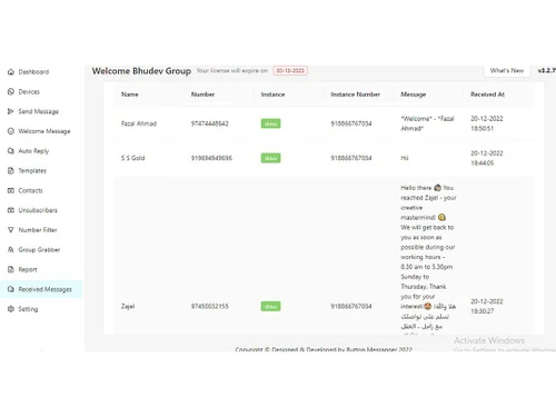 bhudevgroup dashboard
