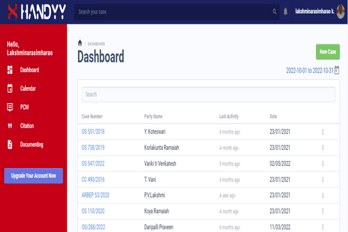 Handyy Dashboard