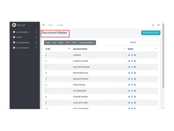 billscaff document master