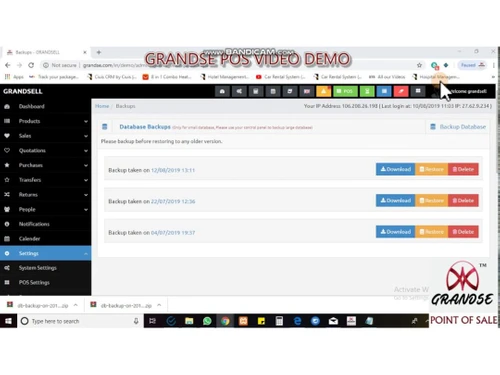 grandse pos-setting