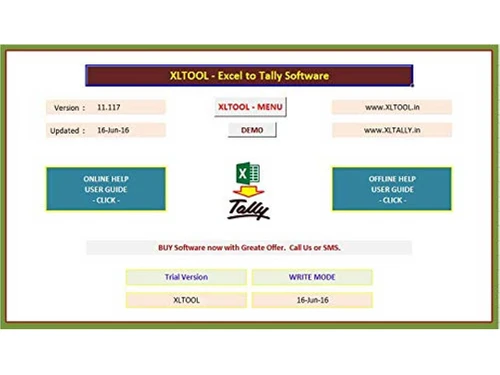 xltool excel to tally