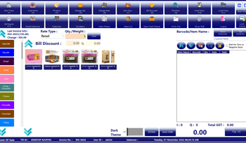 megasoftware pos billing dashboard