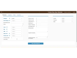 webcity erp production procurement management