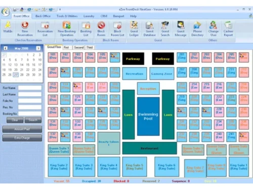 maya hotel software-floor