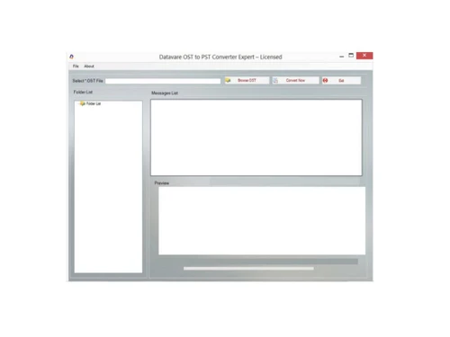 datavare ost to pst converter export