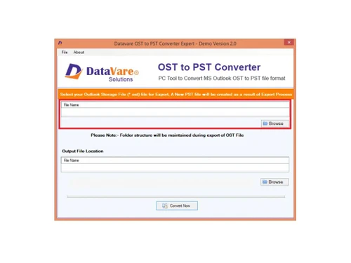 datavare ost to pst converter fast