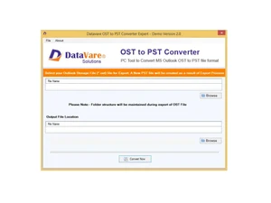 datavare ost to pst converter file
