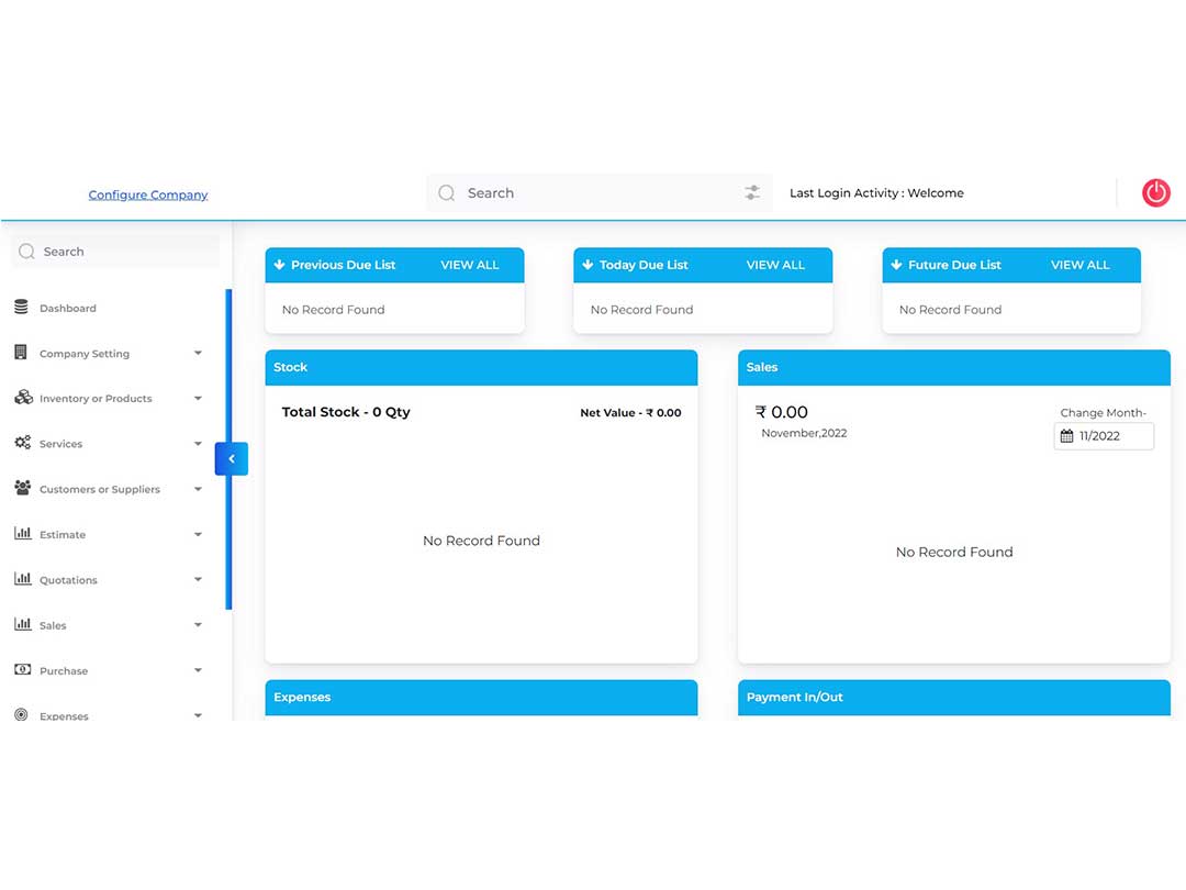 unibillapp inventory