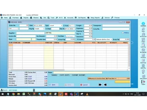 invaccs erp purchase entry