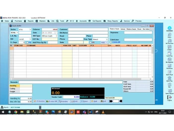 invaccs erp sales entry