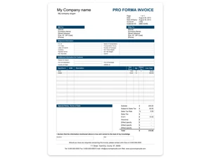 PROFORMA INVOICE