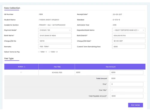 Triz Innovation campus management fee management