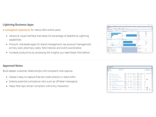 veeva crm business apps features