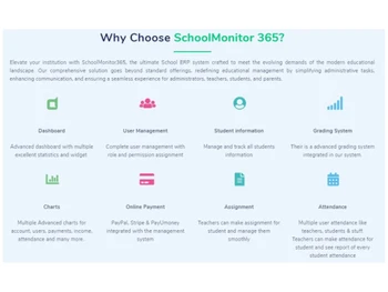 schoolmonitor365 features