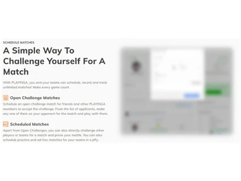 playinga match scheduling