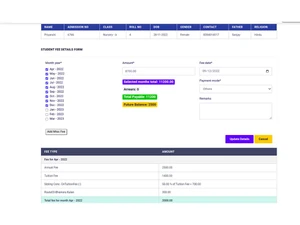 gconts students fees