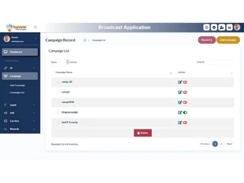 voice broadcasting communication