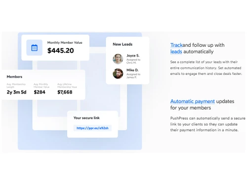 pushpress leads tracking