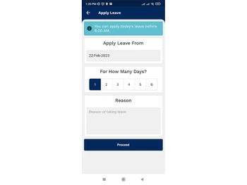 Cloud techno School Management apply leave schoolnext