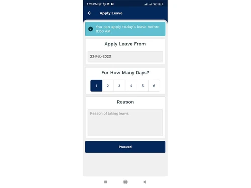 Cloud techno School Management apply leave schoolnext