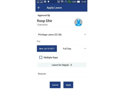 EmployWise Apply Leave