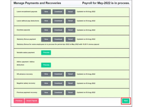 EazeHR payments