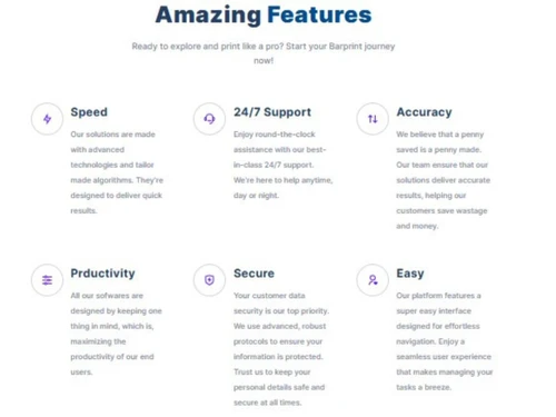 BarPrint PVC Software-Features