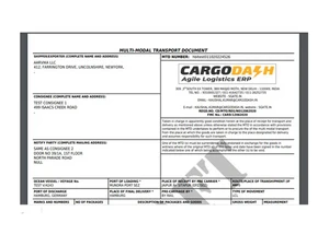 cargodash consignee