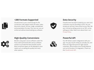 cloudconvert features