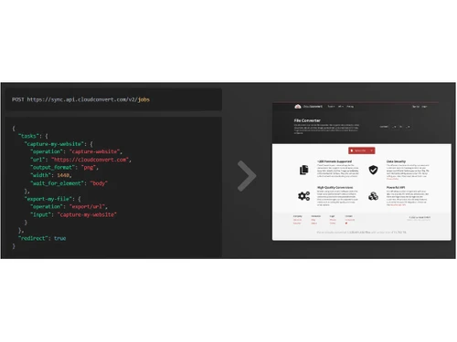 cloudconvert website screenshot