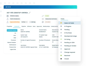 motadata service desk dashboard