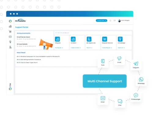 motadata service desk settings