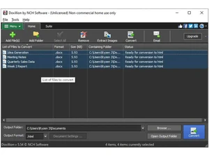 nch software Doxillion Document Converter