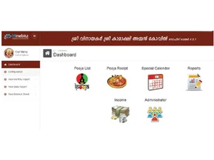 Minebitz Temple Software dashboard