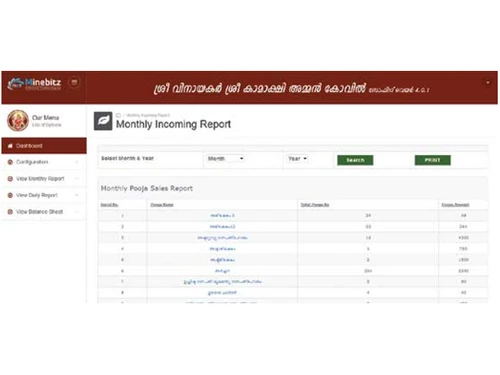Minebitz Temple Software monthly income report