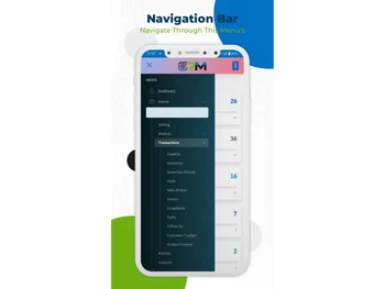 giggles crm navigation bar