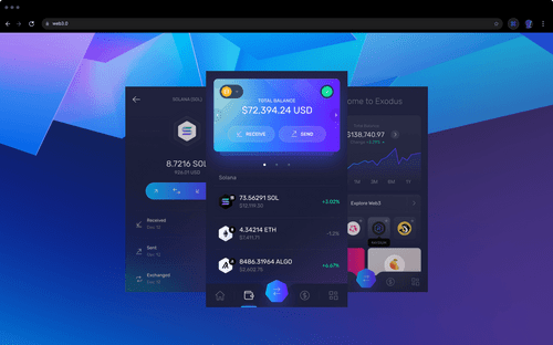 exodus multichain web3 wallet